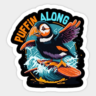 Puffin Along Sticker